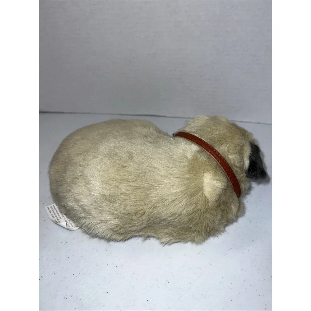 Perfect Petzzz Pug Dog Puppy Soft Breathing Life-like Animal Furry Pet Works!